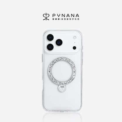 PYNANA Dancing Streamer Jewelry Aesthetics & Handcraft MagSafe Ring Holder Protective Case Cover