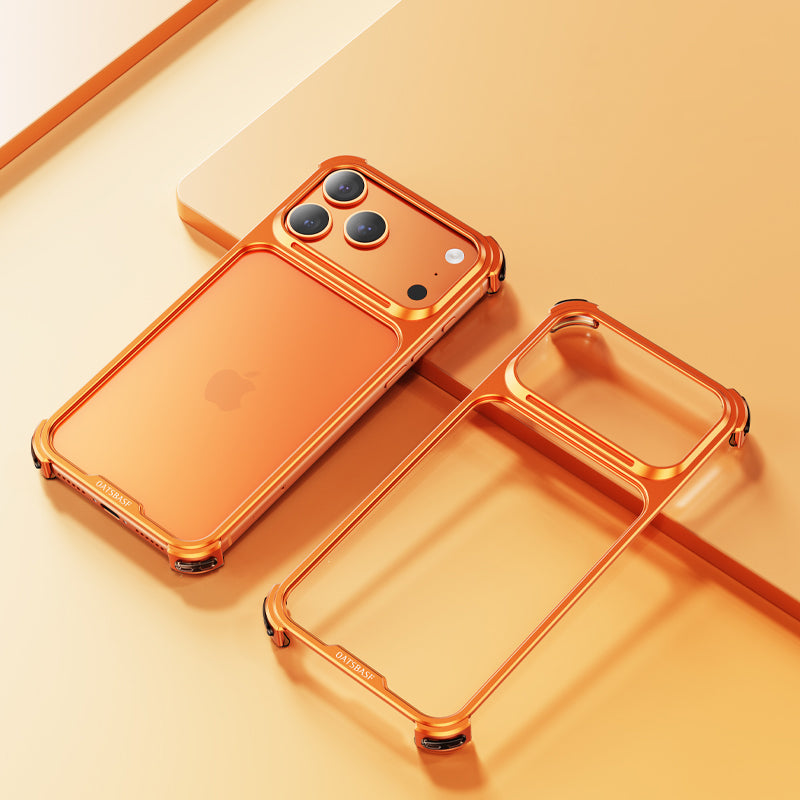 Oatsbasf JianZhi Air Cushion Shockproof Aluminum Metal Bumper Case Cover