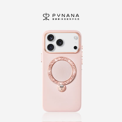PYNANA Dancing Circle Jewelry Aesthetics & Handcraft MagSafe Ring Holder Protective Case Cover