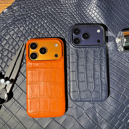 i-idea Handmade Luxury Crocodile Skin Genuine Leather Case Cover