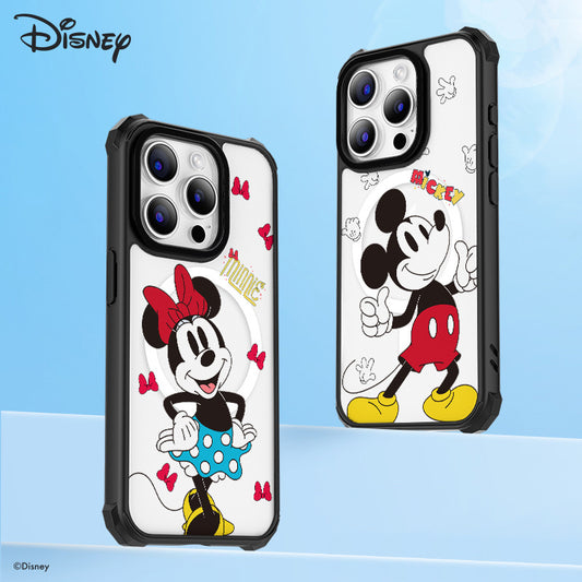 Disney Mickey & Friends MagSafe Four Corners Air Cushion Anti-Drop Shockproof Anti-Scratch Hard Case Cover