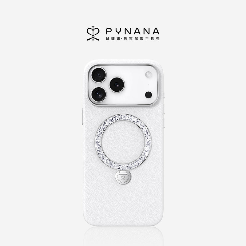 PYNANA Dancing Circle Jewelry Aesthetics & Handcraft MagSafe Ring Holder Protective Case Cover