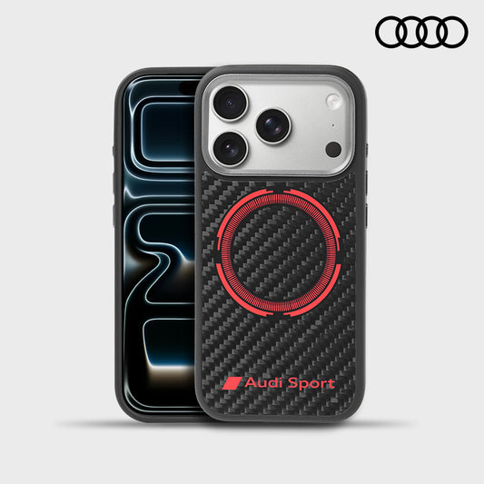 AUDI Sport MagSafe Carbon Fiber Phone Case - RSQ D5