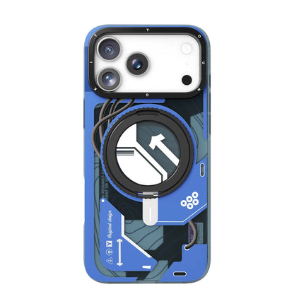 YOUNGKIT Starship MagSafe 360° Pivot Ring Stand Anti-Scratch Shockproof Case Cover