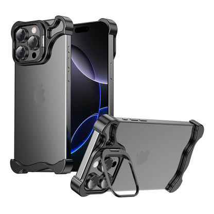 Armor King Wing Skeleton Lens Stand Frameless Anti-fall Metal Case Cover