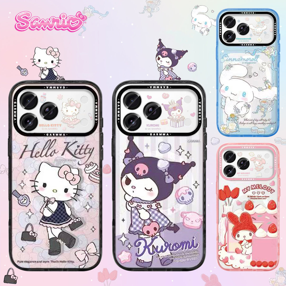 GARMMA Sanrio Characters MagSafe Premium Military Grade Drop Tested Impact Protective Case