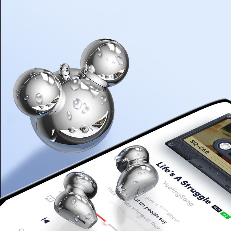 ambie/beans ワイヤレスイヤホン　miki Disney Mickey Mouse Exquisite Bean TWS Wireless Bluetooth Headset