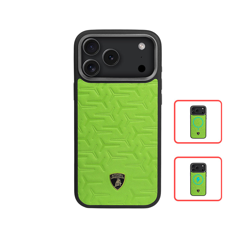 Lamborghini MagSafe Genuine Leather Phone Case - Temerario D1