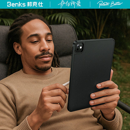 Benks ArmorPro Case Slim Shockproof Cover built with Kevlar 600D for iPad