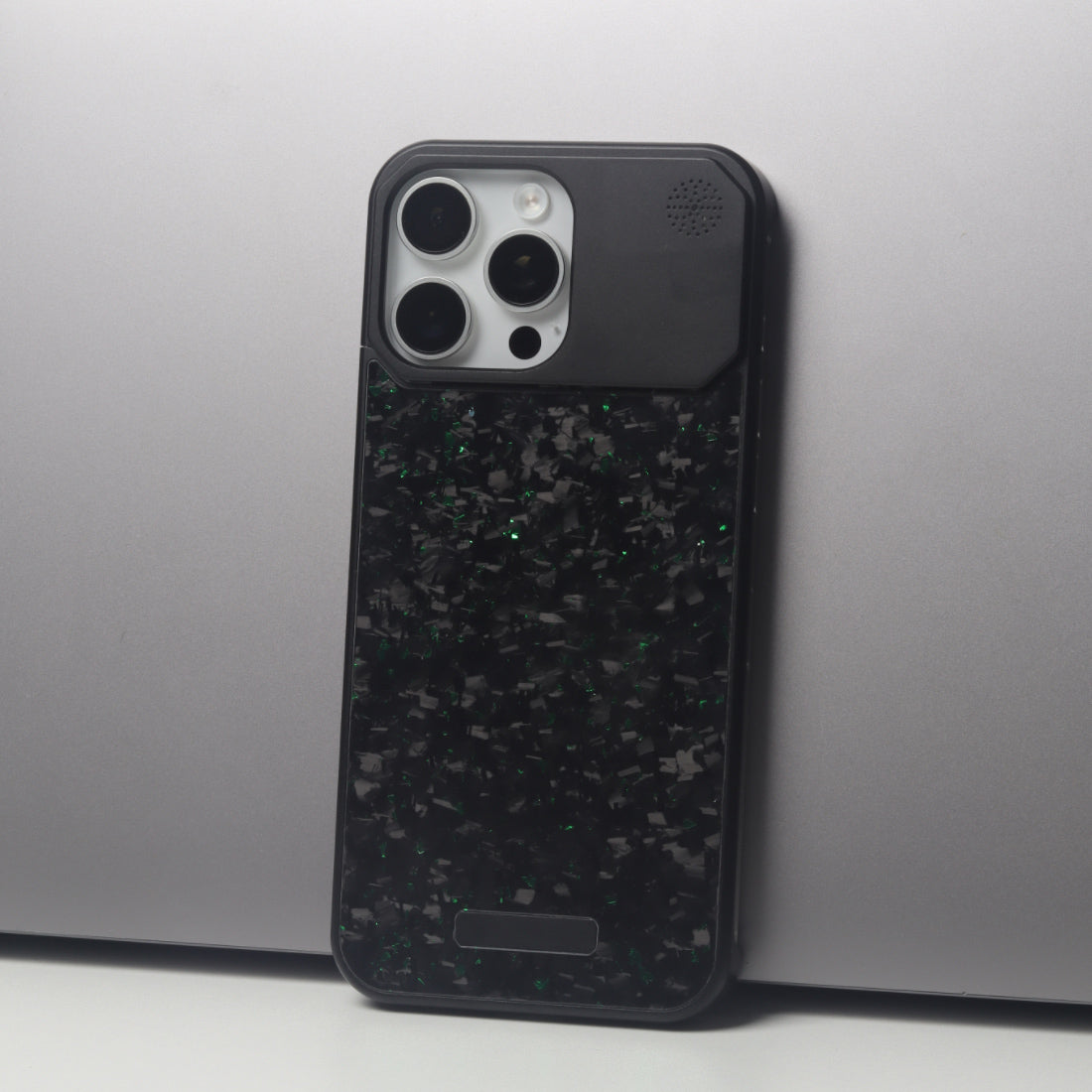 Armor King MagSafe Aluminum+Forged Carbon Fiber Heat Dissipation Aromatherapy Protective Cover Case