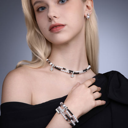 PYNANA Jewelry Aesthetics & Handcraft Multifunctional Chain Phone Charm Beads Strap Pearl Lanyard