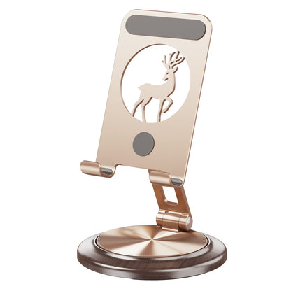 Armor King Foldable 360° Rotation Metal Phone Holder Adjustable Desktop Tablet Stand