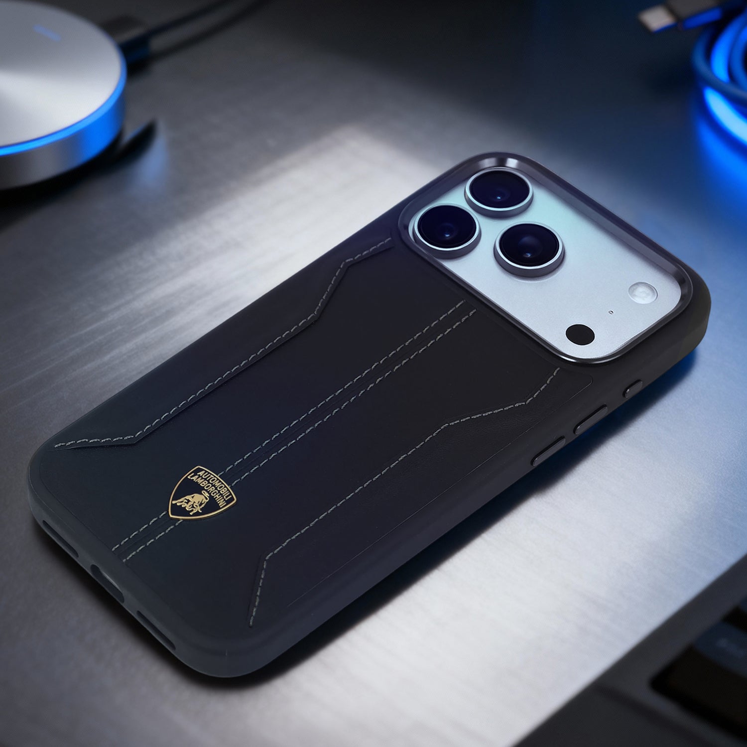 Lamborghini Genuine Leather Phone Case - Huracan D1 – Armor King Case