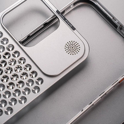 R-Just Aluminum Metal Heat Dissipation Aromatherapy Protective Case Cover