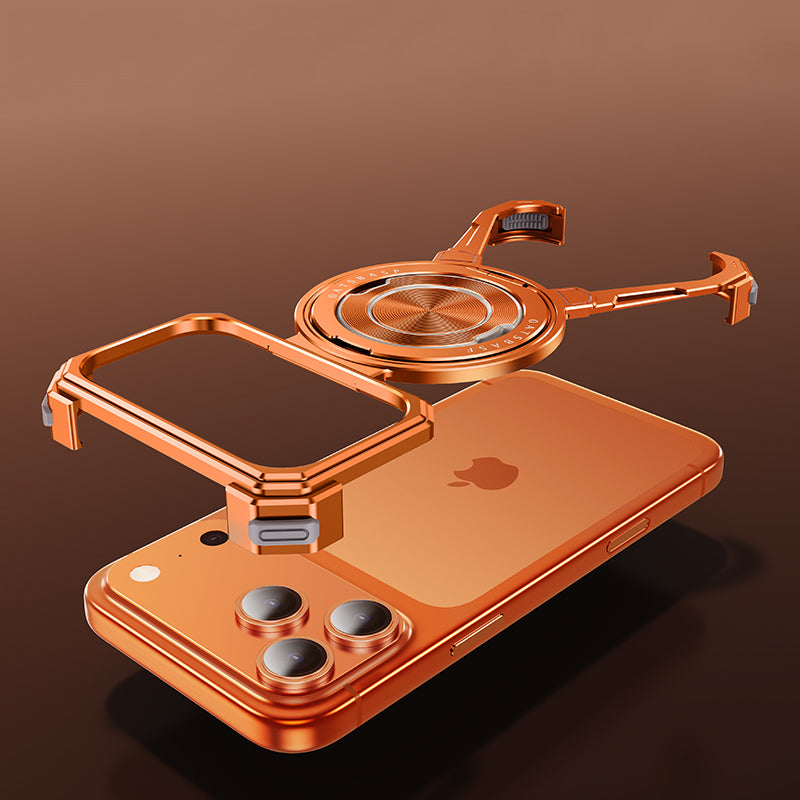 Oatsbasf X Claws MagSafe Pivot Ring Stand Air Cushion Metal Case Cover