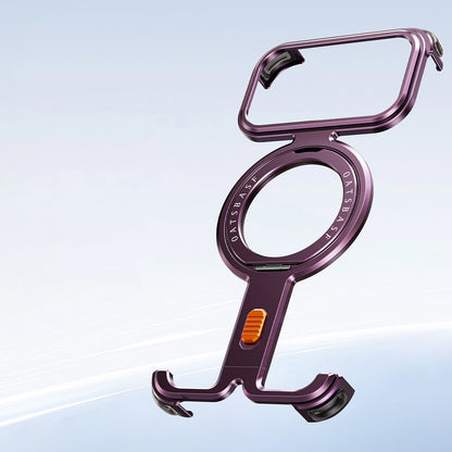 Oatsbasf New π MagSafe Pivot Ring Stand Air Cushion Minimalist Frameless Metal Case Cover