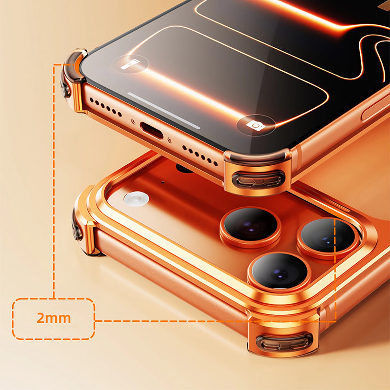 Oatsbasf JianZhi Air Cushion Shockproof Aluminum Metal Bumper Case Cover