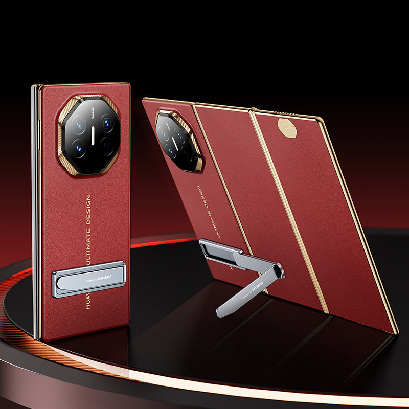 Oatsbasf Ultra-thin Portable Invisible Concealed Push-Pull Metal Phone Stand for Foldable Phones