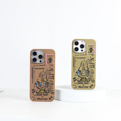 Armor King Labubu Graffiti Luxury Pure Aramid Fiber MagSafe Case Cover