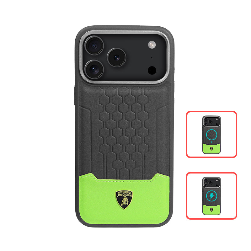Lamborghini MagSafe Genuine Leather Phone Case - Urus D14
