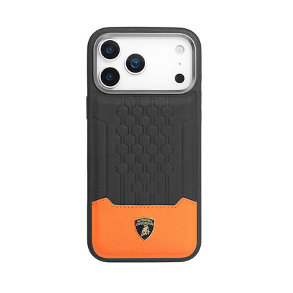 Lamborghini MagSafe Genuine Leather Phone Case - Urus D14