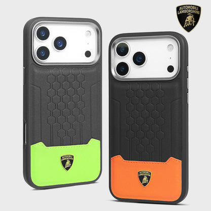 Lamborghini MagSafe Genuine Leather Phone Case - Urus D14