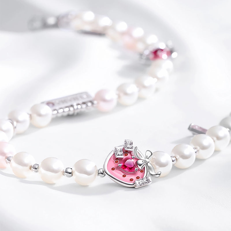 PYNANA Jewelry Aesthetics & Handcraft Multifunctional Chain Phone Charm Beads Strap Pearl Lanyard