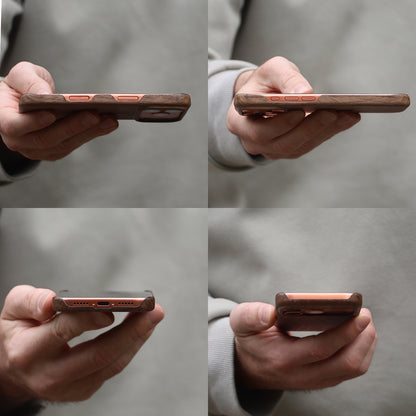 SHOWKOO MagSafe Aramid Natural Wood Ultra Slim Case Cover