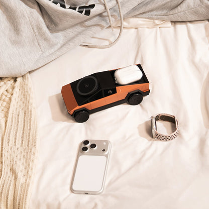 Armor King CyberDock 3-in-1 Wireless Charger + Car Model Ornament + Stand