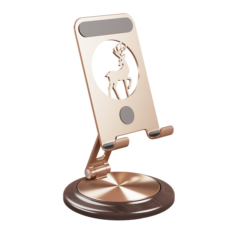 Armor King Foldable 360° Rotation Metal Phone Holder Adjustable Desktop Tablet Stand