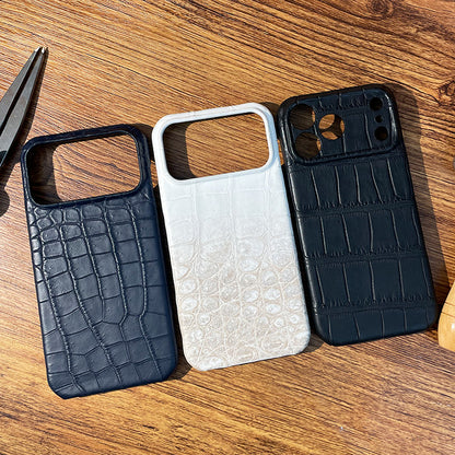 i-idea Handmade Luxury Crocodile Skin Genuine Leather Case Cover