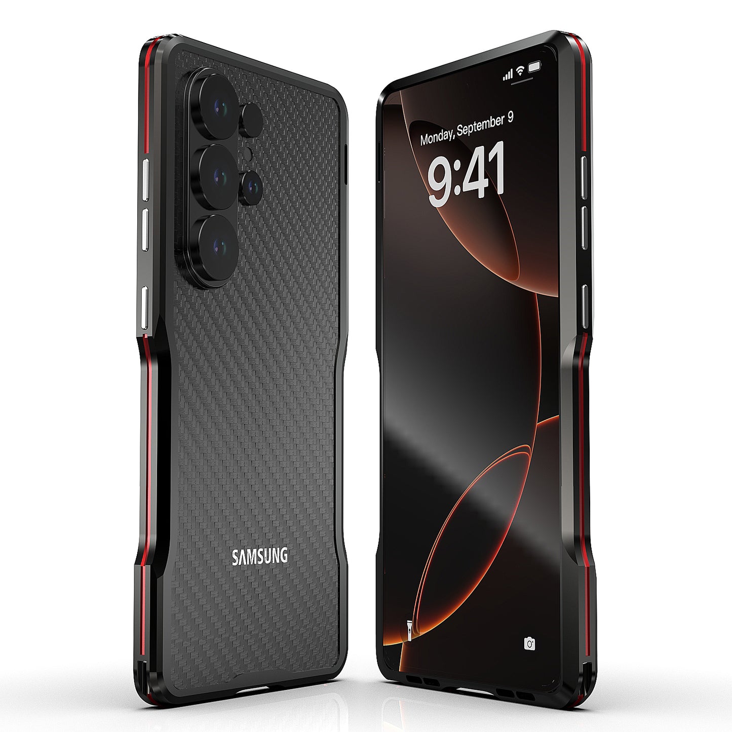 Luphie Bicolor Incisive Sword Slim Light Aluminum Bumper Metal Shell Case