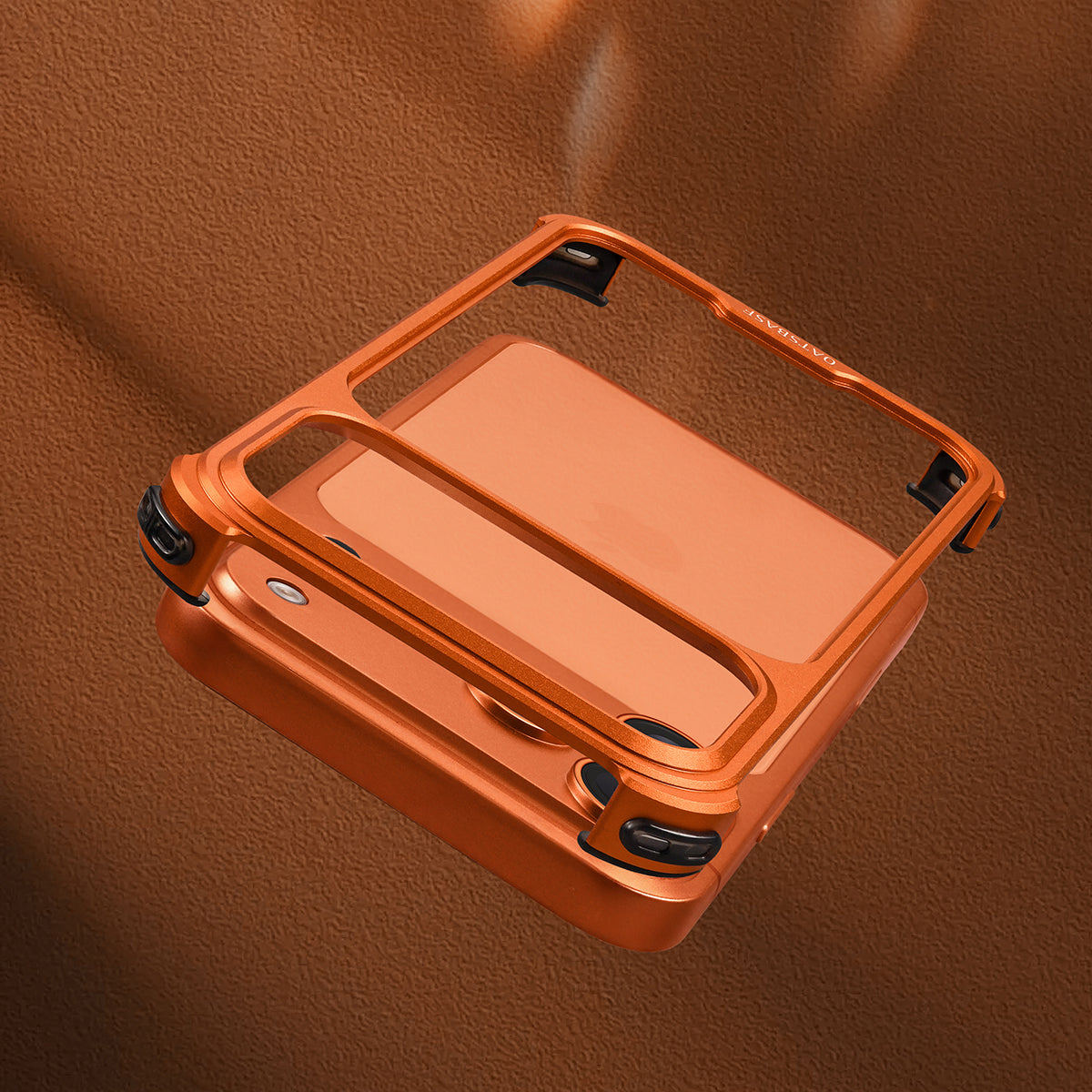 Oatsbasf JianZhi Air Cushion Shockproof Aluminum Metal Bumper Case Cover