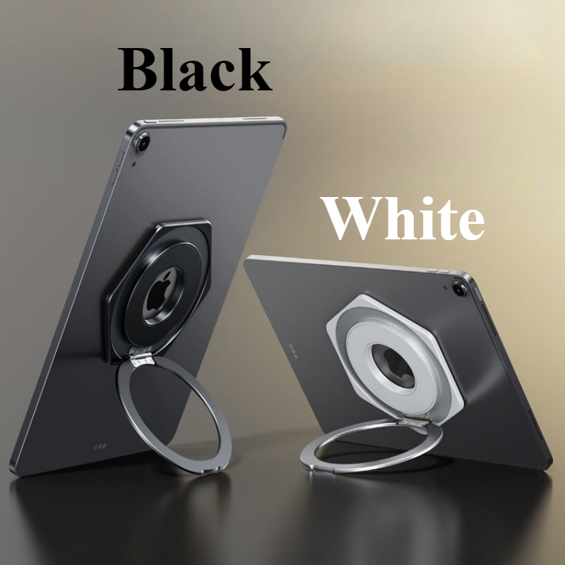 Oatsbasf 360° Rotatable Metal Bracket iPad Ring Stand Universal Magnetic Tablet Holder