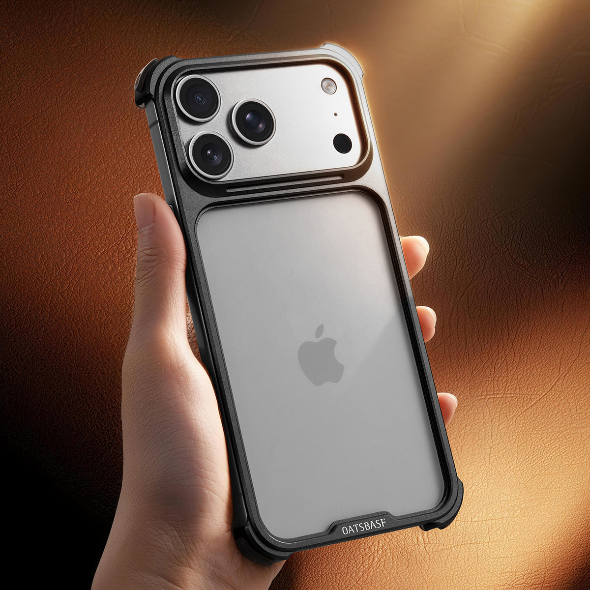 Oatsbasf JianZhi Air Cushion Shockproof Aluminum Metal Bumper Case Cover