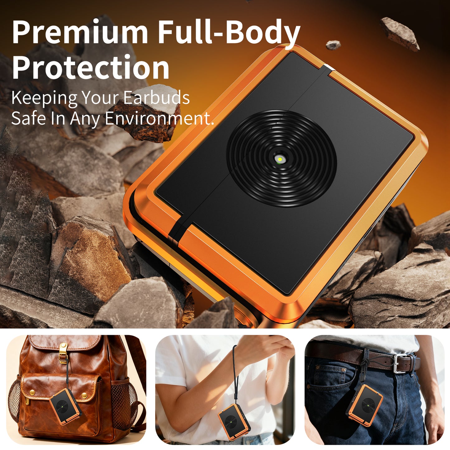 Oatsbasf Speaker Shockproof Silicone Protective Case for AirPods Pro 3