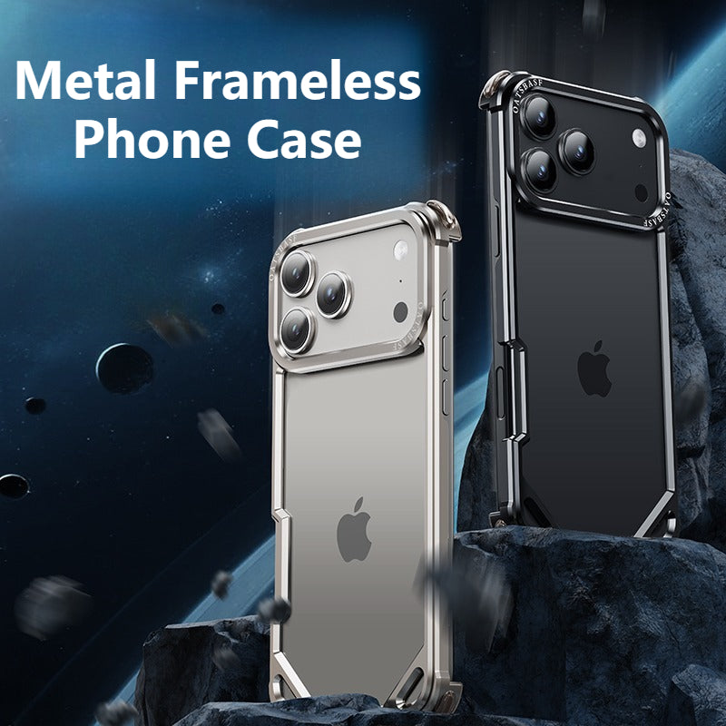 Oatsbasf Simple Shield Air Cushion Shockproof Aluminum Metal Bumper Case Cover