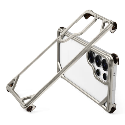 Oatsbasf Simple Shield Air Cushion Shockproof Aluminum Metal Bumper Case Cover