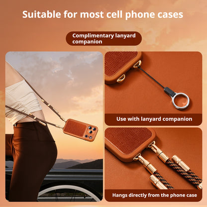 Oatsbasf 60W Type-C to Type-C Data Cable Retractable Phone Lanyard