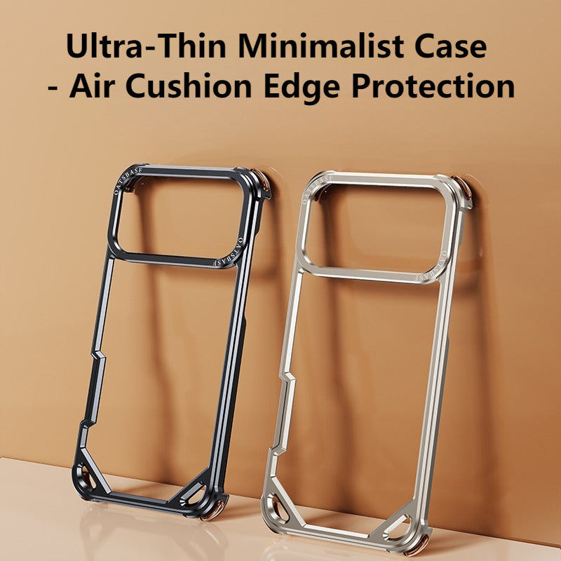 Oatsbasf Simple Shield Air Cushion Shockproof Aluminum Metal Bumper Case Cover
