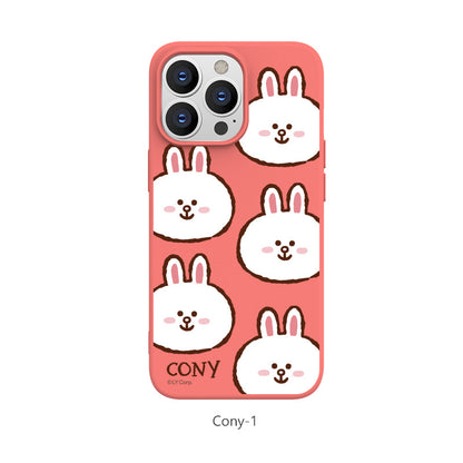 Line Friends Liquid Silicone Soft Color Jelly Protective Case Cover