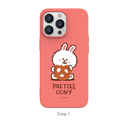 Line Friends Liquid Silicone Soft Color Jelly Protective Case Cover