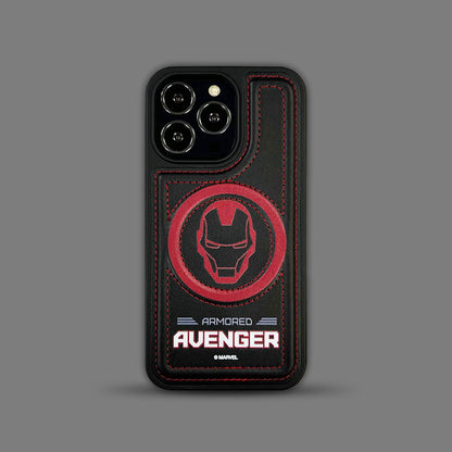 Marvel Avengers MagSafe Shockproof  Leather Case Back Cover