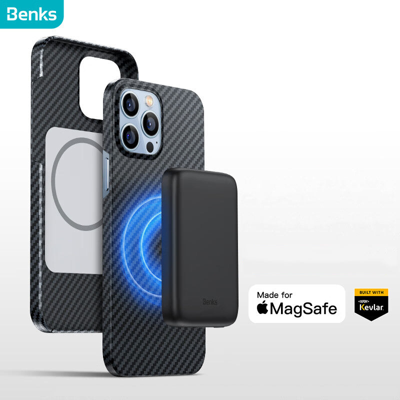 Benks MagSafe Military-Grade Drop Protection Minimalist Aramid Fiber Cover Case