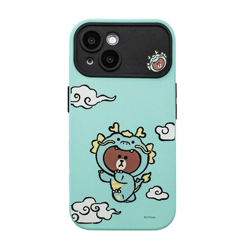 Line Friends Loong Dual Layer TPU+PC Shockproof Guard Up Combo Case Cover