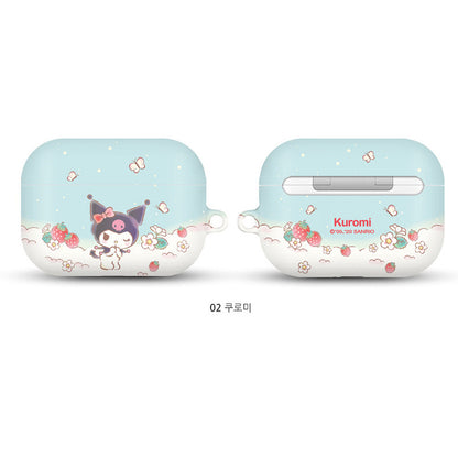 Sanrio Characters Strawberry Hard Apple AirPods Charging Case Cover