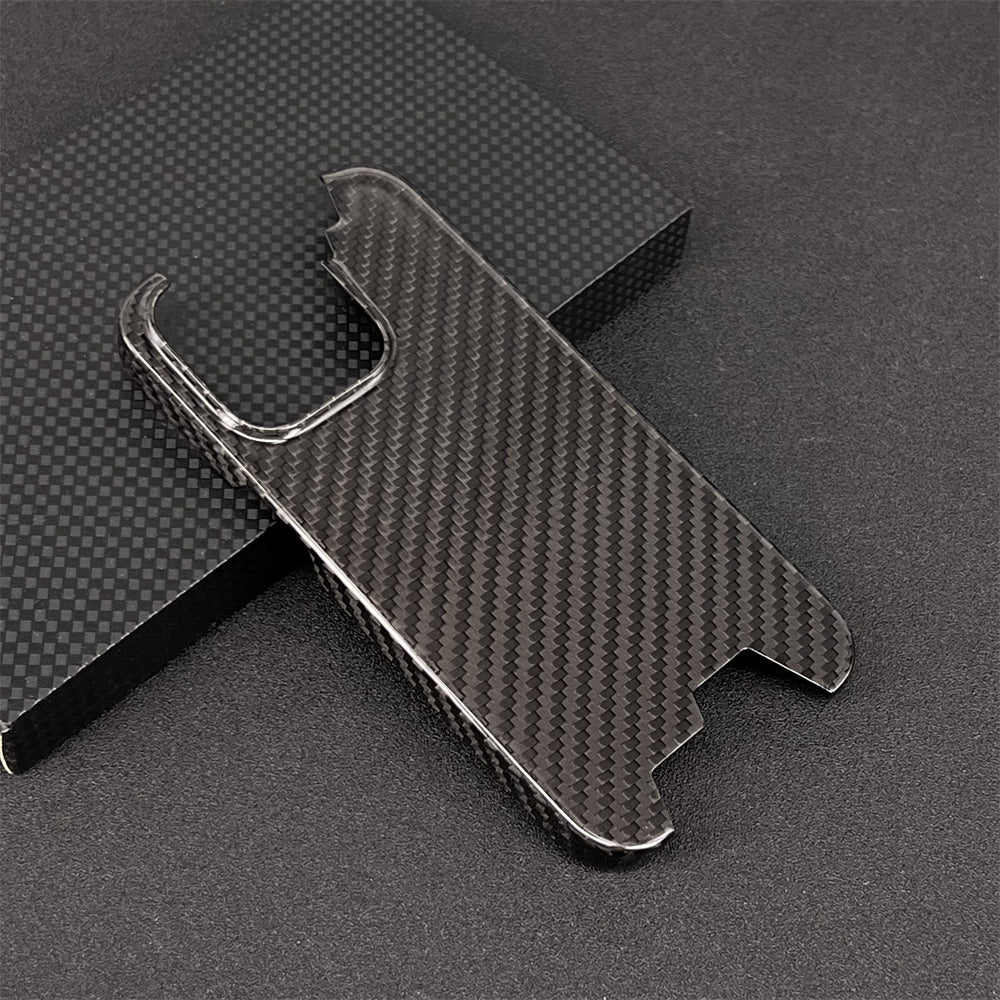 Oatsbasf Luxury Irregular Pure Carbon Fiber Case for Apple iPhone