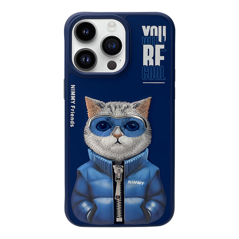 Nimmy Glasses Cool 2.0 Cute Embroidery Case Cover Armor King Case Nimmy Glasses Cool 2.0 Cute Embroidery Case Cover Armor King Case