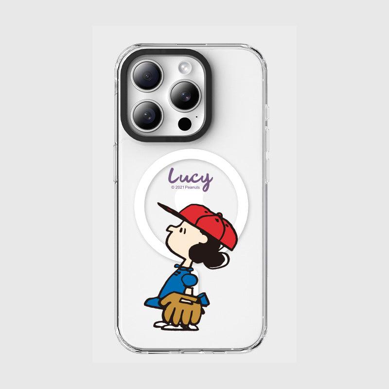 Peanuts Snoopy MagSafe Shockproof Clear Case Cover Armor King Case Peanuts Snoopy MagSafe Shockproof Clear Case Cover Armor King Case