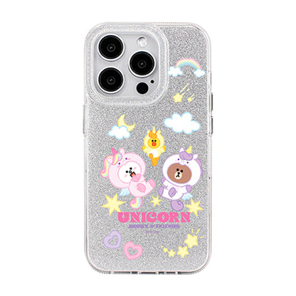 Line Friends Glitter Shining Case Protective Cover